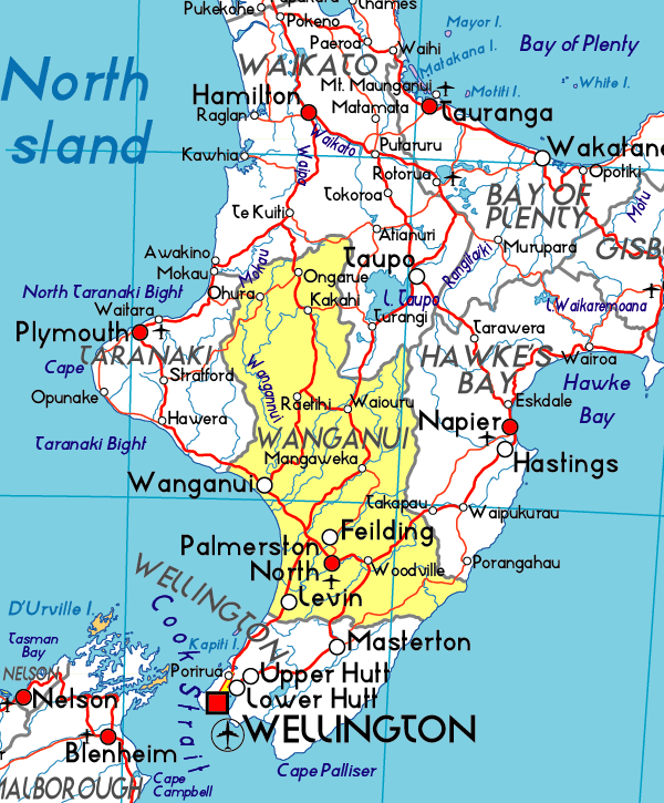 Map of Wanganui
